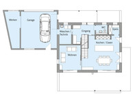 Baufritz - Haus Einfamilienhaus - Grundriss EG