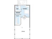 Baufritz - Haus Mommsen - Grundriss Dachgeschoss