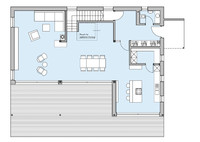 Baufritz Haus Riederle - Grundriss Dachgeschoss