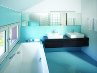 BAUMEISTER-HAUS - Haus Fuchs - Badezimmer BAUMEISTER-HAUS - Haus Fuchs - Badezimmer