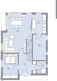 BAUMEISTER-HAUS - Haus Otten - Grundriss Erdgeschoss