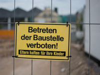 Baustelle nicht betreten