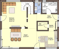 Büdenbender Haus Brentano - Grundriss EG