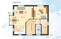 Danhaus - Haus Meierwik - Grundriss Erdgeschoss Danhaus - Haus Meierwik - Grundriss Erdgeschoss
