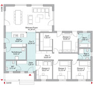 Danwood - Haus Perfect 161 - Grundriss EG