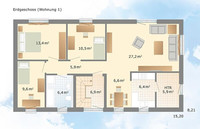 Danhaus - Haus Kopenhagen - Grundriss EG