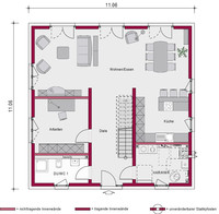 Ein SteinHaus - Haus Concept 16.0 S - Grundriss EG