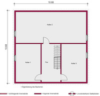 Ein SteinHaus - Haus Concept 16.0 S - Grundriss KG