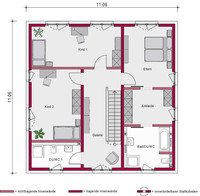 Ein SteinHaus - Haus Concept 16.0 S - Grundriss OG