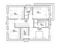 FAVORIT Massivhaus - Haus Select 157V - Grundriss DG