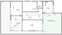 Fertighaus WEISS - Bauhaus Geyer - Grundriss Obergeschoss Fertighaus WEISS - Bauhaus Geyer - Grundriss Obergeschoss