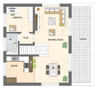 FingerHaus - Bauhaus ARTIS 301 - Grundriss DG FingerHaus - Bauhaus ARTIS 301 - Grundriss DG