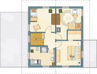 FingerHaus - MEDLEY 210A - Grundriss Dachgeschoss