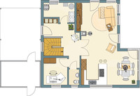 FingerHaus - MEDLEY 210A - Grundriss Erdgeschoss