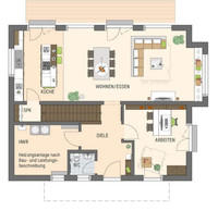 FingerHaus - SENTO 500 B - Musterhaus Frankenberg - Grundriss Erdgeschoss