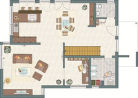 FingerHaus - NEO 300 - Musterhaus Hannover - Grundriss EG FingerHaus - NEO 300 - Musterhaus Hannover - Grundriss EG