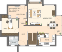 FingerHaus - Haus MEDLEY 3.0 – Musterhaus Mannheim - Grundriss Erdgeschoss