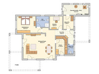 Fingerhut Haus - Bungalow Nivelo - Grundriss EG Fingerhut Haus - Bungalow Nivelo - Grundriss EG