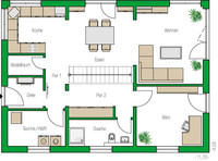 HELMA Eigenheimbau AG - Haus Lübeck - Grundriss EG