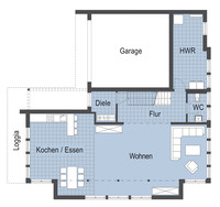 Hanlo Haus Hommage 295 - Grundriss EG