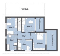 Hanlo Haus Hommage 295 - Grundriss OG