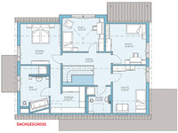 Hanse Haus - Variant 35-235 - Grundriss Dachgeschoss