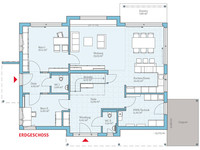 Hanse Haus - Variant 35-235 - Grundriss Erdgeschoss