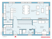 Hanse Haus - Villa 183 - Grundriss Erdgeschoss