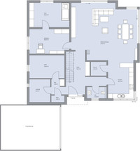 BAUMEISTER-HAUS - Bauhaus Abendroth - Grundriss Erdgeschoss BAUMEISTER-HAUS - Bauhaus Abendroth - Grundriss Erdgeschoss