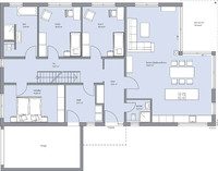 BAUMEISTER-HAUS - Haus Augenthaler - Grundriss Erdgeschoss BAUMEISTER-HAUS - Haus Augenthaler - Grundriss Erdgeschoss