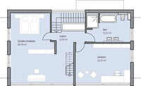 BAUMEISTER-HAUS - Haus Immel - Grundriss Dachgeschoss