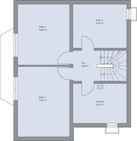 BAUMEISTER-HAUS -Haus Junghans - Grundriss Keller