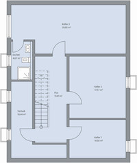 BAUMEISTER-HAUS - Haus Zimdal - Grundriss Keller