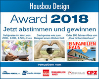 Hausbau Design Award 2018 - Die Gewinner stehen fest.