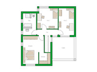 HELMA Haus Madrid - Grundriss Obergeschoss HELMA Haus Madrid - Grundriss Obergeschoss