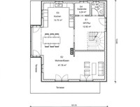 ISARTALER HOLZHAUS - Holzhaus Grubsee - Grundriss EG