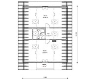 ISARTALER HOLZHAUS - Holzhaus Moorsee - Grundriss OG