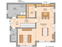 Kern-Haus - Haus 40 Plus Vero - Grundriss EG