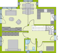 massa haus -  COMPLETE 1 - Grundriss Erdgeschoss