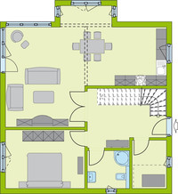 massa haus -  COMPLETE 2 - Grundriss Erdgeschoss