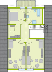 massa haus -  COMPLETE 4 - Grundriss Dachgeschoss