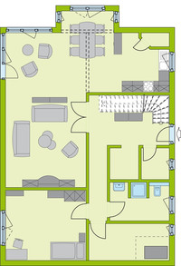 massa haus -  COMPLETE 4 - Grundriss Erdgeschoss