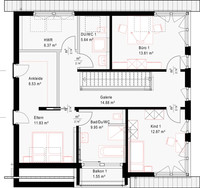 OKAL - Musterhaus Fellbach - Grundriss Dachgeschoss