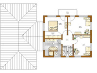 RENSCH-HAUS - Haus Atlanta - Grundriss Obergeschoss