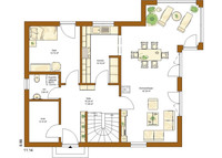RENSCH-HAUS - Haus CLOU 156 - Grundriss Erdgeschoss RENSCH-HAUS - Haus CLOU 156 - Grundriss Erdgeschoss
