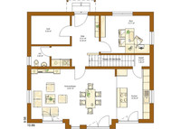 RENSCH-HAUS - Haus CLOU 169 - Grundriss Erdgeschoss