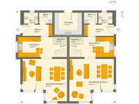 Living Haus - SOLUTION 242 V7 - Grundriss Erdgeschoss Living Haus - SOLUTION 242 V7 - Grundriss Erdgeschoss