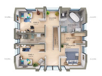 Living Haus - SUNSHINE 154 Chemnitz - Grundriss Dachgeschoss Living Haus - SUNSHINE 154 Chemnitz - Grundriss Dachgeschoss