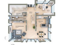 Living Haus - SUNSHINE 154 Chemnitz - Grundriss Erdgeschoss Living Haus - SUNSHINE 154 Chemnitz - Grundriss Erdgeschoss