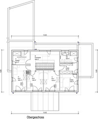 Sonnleitner Holzbauwerke - Haus Obersdorf - Grundriss OG